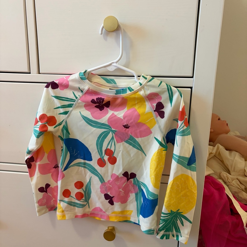 Tea Collection 3T Floral Rashguard Top